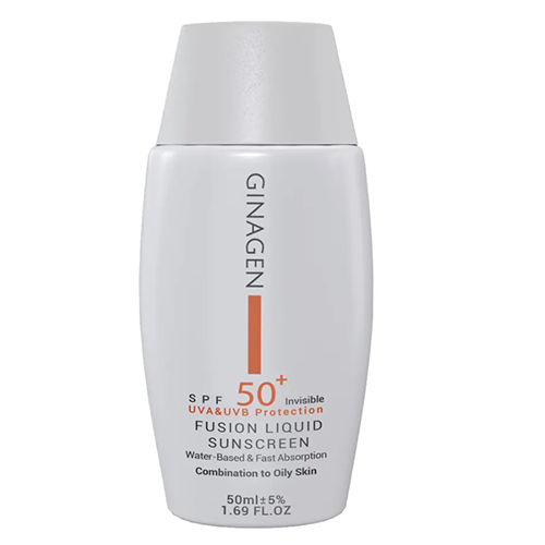 ضد آفتاب رنگی پوست چرب SPF50 ژیناژن