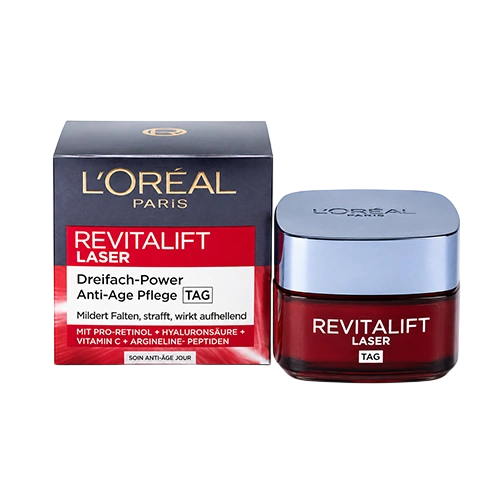 کرم ضد چروک سه گانه لورال مدل Revitalift Laser
