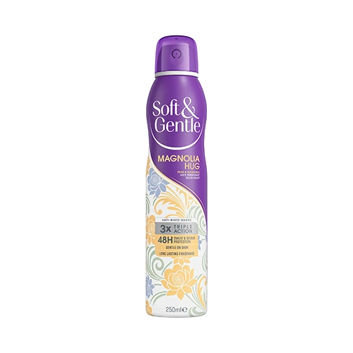 اسپری دئودورانت ضد تعریق Soft & Gentle مدل Magnolia Hug