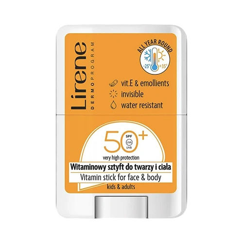 ضد آفتاب استیکی ویتامینه صورت و بدن لیرن SPF50