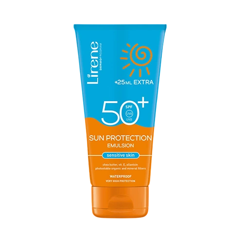 امولسیون ضد آفتاب لیرن SPF50 مخصوص پوست های حساس