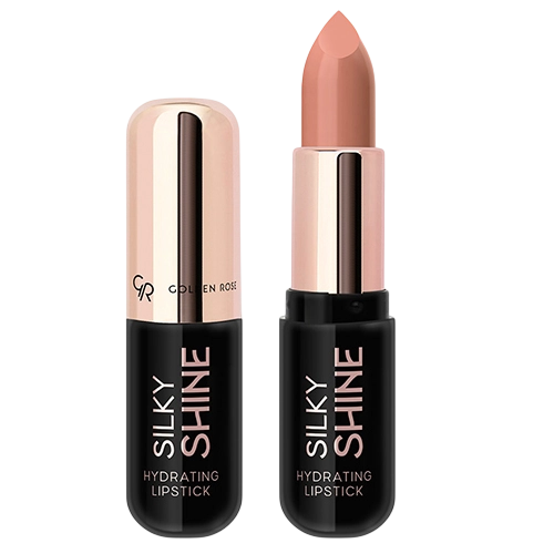 رژ لب جامد آبرسان گلدن رز مدل Silky Shine
