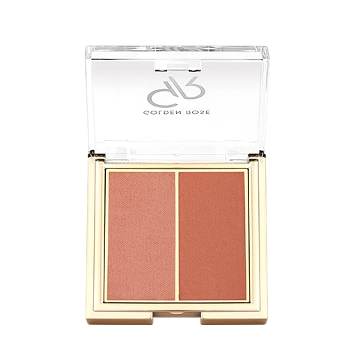 پالت رژگونه دو تایی گلدن رز مدل Iconic