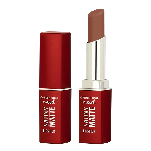 رژ لب جامد مات گلدن رز مدل Mood Satiny Matte