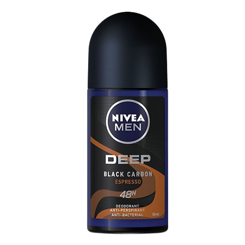 مام رول ضد تعریق 48 ساعته مردانه نیوآ مدل Deep Black Carbon