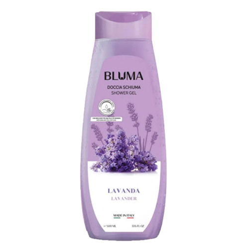 شاور ژل حاوی عصاره اسطوخودوس بلوما Bluma حجم 500 میل