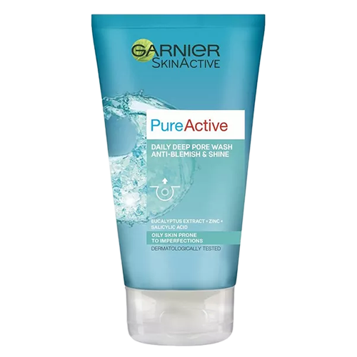 ژل شستشو تیوپی ضد جوش گارنیر مدل Pure Active