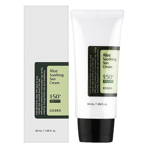 ضد آفتاب آبرسان SPF50 حاوی عصاره آلوئه ورا کوزارکس