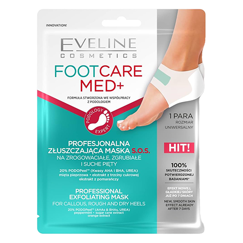 ماسک پا لایه بردار حرفه ای پوست های خشک و پینه بسته اولاین +Foot Care Med