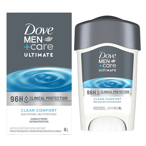 مام ضد تعریق 96 ساعته مردانه داو کلینیکال سری Ultimate مدل Clean Comfort