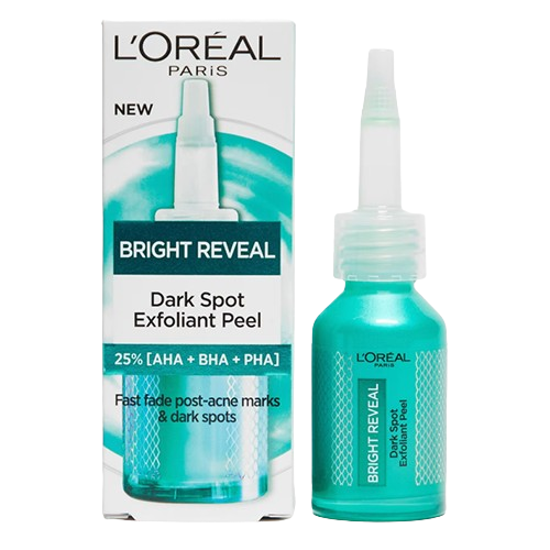سرم پیلینگ لایه بردار و ضد جوش 25% لورال مدل Bright Reveal