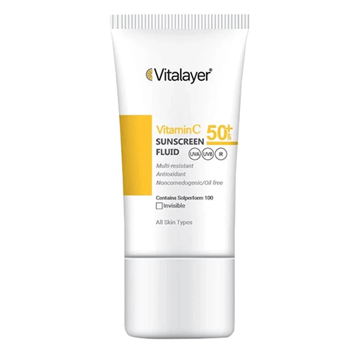 فلوئید ضد آفتاب ویتامین سی SPF50 ویتالایر